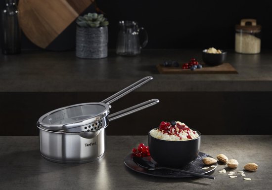 Tefal Nordica - Pannenset - 3-delig - Inductie - RVS - Geschikt voor alle warmtebronnen