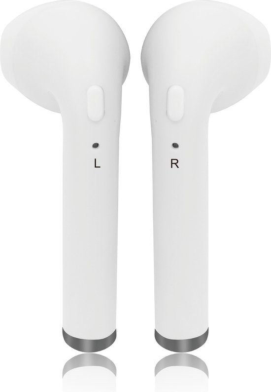 Denver Draadloze Oordopjes met Oplaad Case - Earbuds Wireless - Bluetooth - TWE36 - Wit