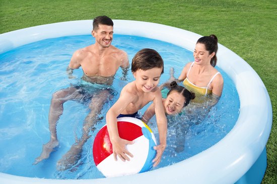 Bestway - Fast Set - Opblaasbaar zwembad inclusief filterpomp - 305x66 cm - Rond