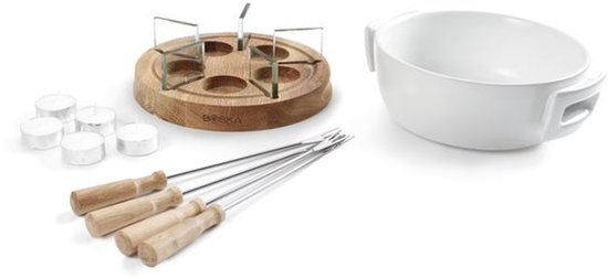 Boska Candlelight Fondue Twinkle - Voor 1.200 gram Kaasfondue - 1,6 liter