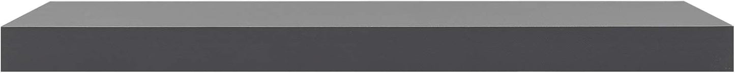 Woltu Zwevende Wandplank MDF Wandrek Donkergrijs - 80 x 22,9 x 3,8 cm