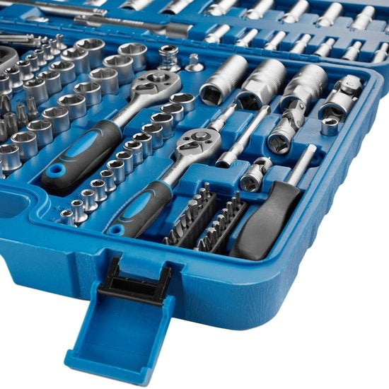 tectake Dopsleutelset 171-delig - 1/4", 3/8" en 1/2"