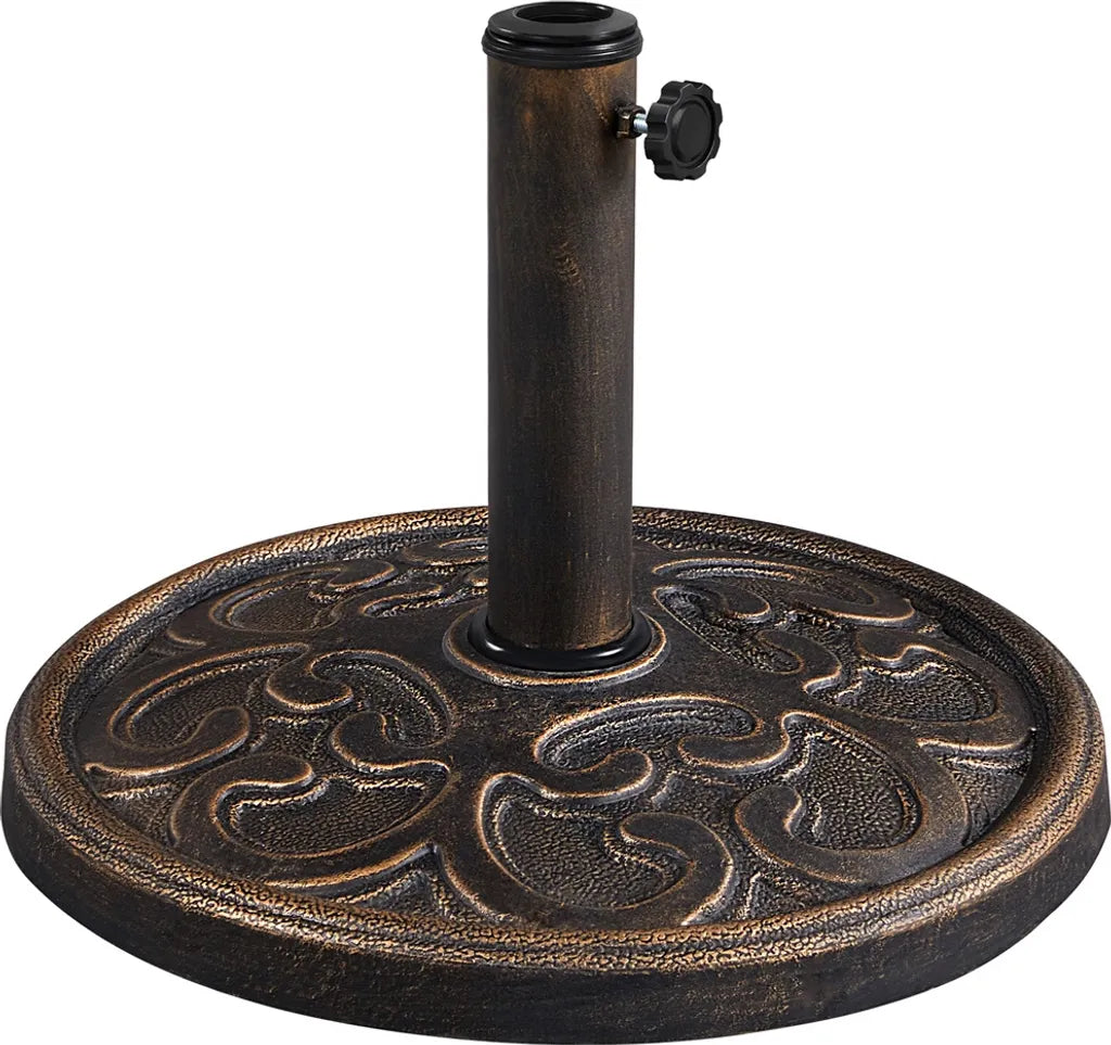 Yaheetech Parasolvoet 10 kg, Rond, Brons