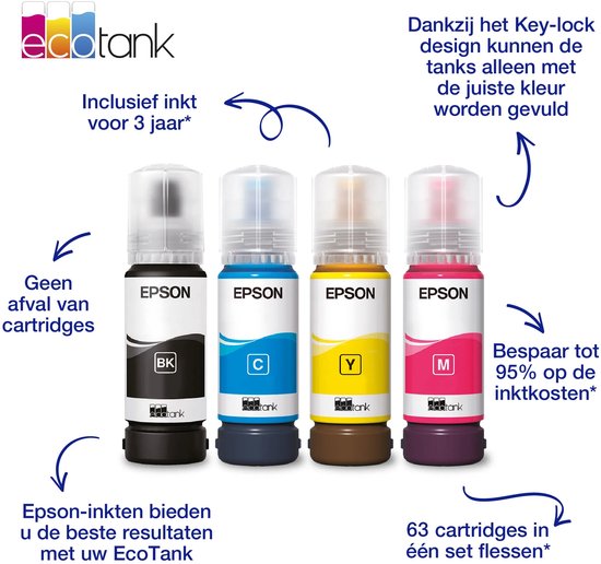 Epson 104 EcoTank - Inktfles / Geel