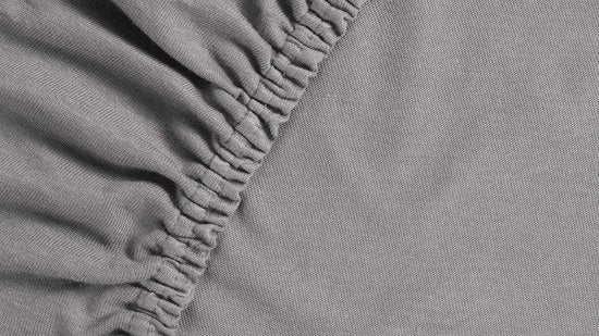 Ambiante Jersey - Hoeslaken - 160x200/210 - Grijs