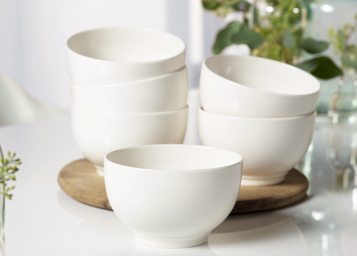 Vivo by Villeroy & Boch Basic White Schaal - 6-delig - Wit - ø 15 cm