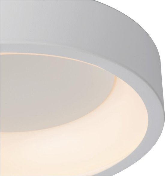 Lucide TALOWE LED - Plafonnière (Plafondlamp) - Ø 30 cm - LED Dimbaar - 1x20W 3000K - Wit