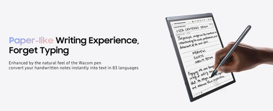 iFLYTEK - AINOTE 2 - Smart E ink Tablet 10.65" - Ultradun Digitaal Notitieboek voor Professionals - AI Transcriptie - Vertaling & Vergaderingsoverzicht - <20 ms Schrijflatentie - 7-Daagse Batterij