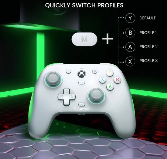 Gamesir G7 SE - Bedrade Controller - Hall Effect Sticks - Xbox Series X/S, Xbox One en PC - Wit