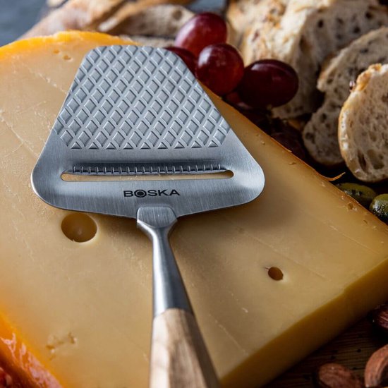 Boska Kaasschaaf Oslo+ - Non-stick - Europees eikenhout - RVS - Ergonomisch - Multifunctioneel