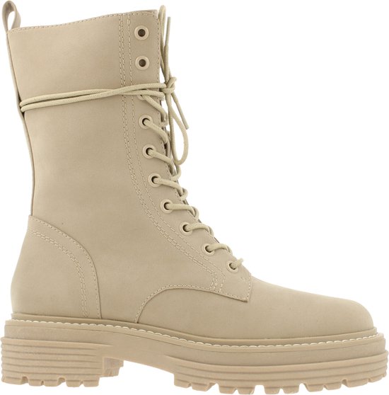 Bullboxer - Laars - Dames - Beige/Taupe - 40 - Laarzen