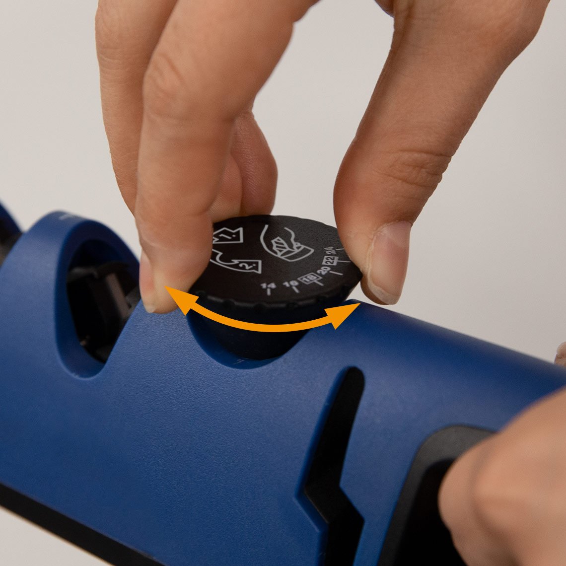 Livington BladeStar 3-in-1 Messenslijper - Instelbare Slijphoek - Drie Fasen Systeem - Voor Messen en Scharen