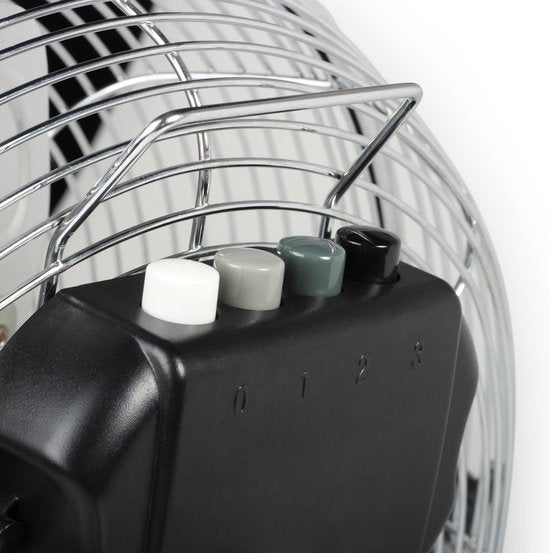 Tristar Vloerventilator 35 cm – Metalen Behuizing – Boxventilator – 3 Snelheden – 85° Oscillatie – VE-5937