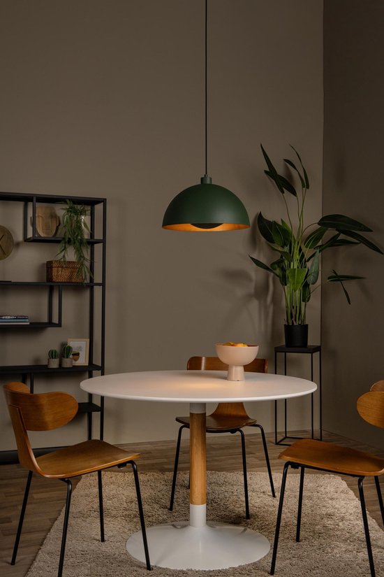 Lucide SIEMON - Hanglamp - Ø 40 cm - 1xE27 - Groen