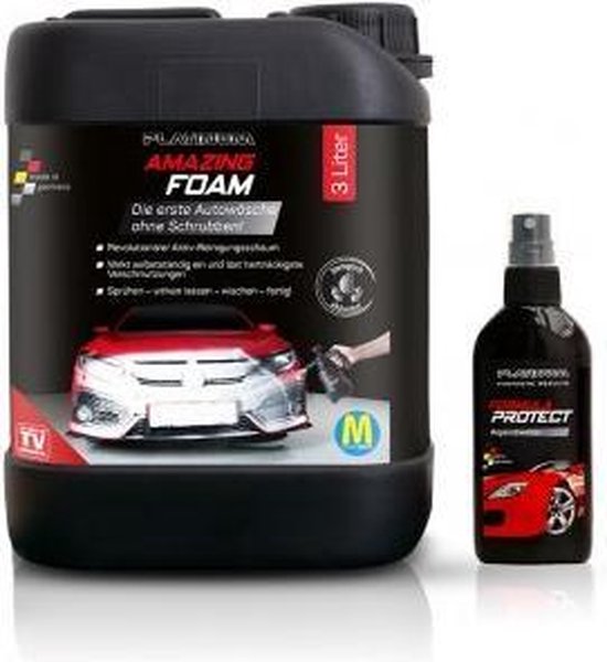 1000 ml. Platinum Amazing Foam + gratis -3000 ml. Platinum navulverpakking + gratis Platinum Fantastic Protect-glasverzegeling