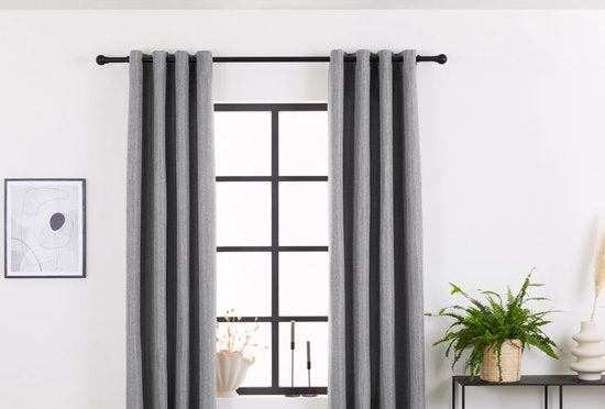 Lifa Living - Beige Luxe Gordijnen - Verduisterend - Polyester - Met 8 Ophangringen - 150 x 260 cm