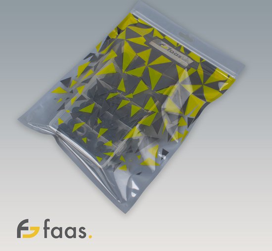 Faas Grote Veiligheidsoogjes - 80 Stuks - Veiligheidsneusjes - 17 t/m 30 mm - Incl. Sluitringen - Zwart