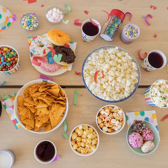 JAP Appliances Happy Pops - Retro popcornmachine (2-3 personen) 1200W - Inclusief maat- en botersmeltlepel - Klaar binnen 3 minuten - Zonder olie - Groen