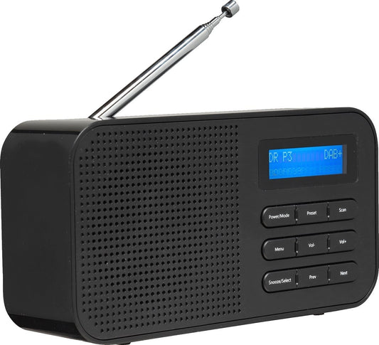 Denver DAB Radio - DAB42 - Batterijen & Netstroom - 10W - Zwart