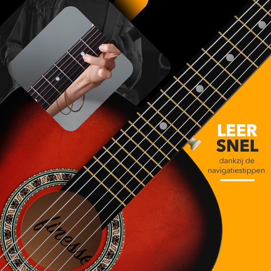 Finesse Akoestische Gitaar - Starterset - Nylon Snaren - Klassieke Gitaar - Gitaar Kind & Volwassenen