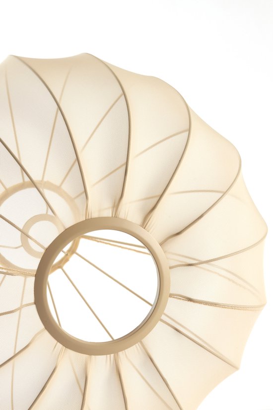 Light & Living - kap - Plumeria - beige - textiel - Ø 50cm - E27 - 2981627