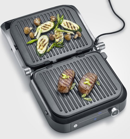 Severin KG2395 Contactgrill SEVINI Pro - 7 Automatische programma's - Antiaanbaklaag - tot 230 °C