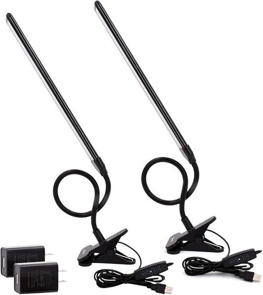 Cesunlight Bureaulamp - LED - Dimbaar - USB - Touchbediening - Zwart