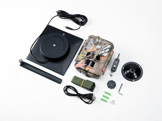 Denver Wildcamera met Nachtzicht en 4G verbinding - Live streaming - 4K Ultra HD video - 48MP - Zonne-energie - TrailCam Go app - WSL8050