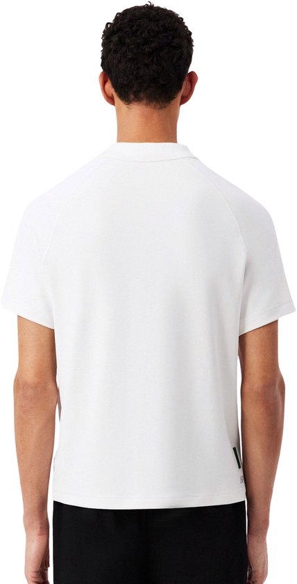 Lacoste Regular Fit Ultra Dry Sport Poloshirt - Stretch piqué - maat 5 - White