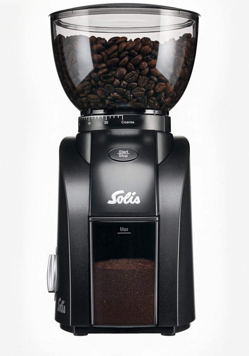 Solis Scala Zero Static Elektrische Koffiemolen - bonenmaler - Zwart