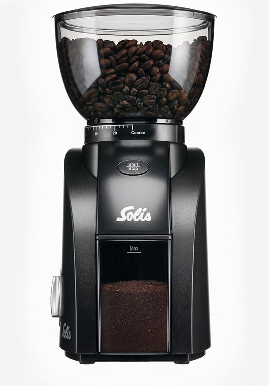 Solis Scala Zero Static Elektrische Koffiemolen - bonenmaler - Zwart