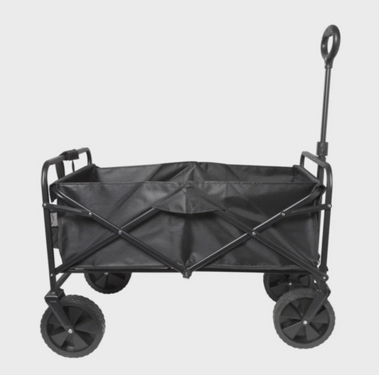 Xenos Opvouwbare Bolderkar - 103 x 54 x 108 cm - Zwart