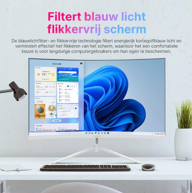 Lepow HC-27Q5 Curved Monitor - 27 inch - 180Hz - FHD - 120% sRGB