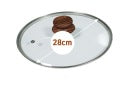 Livington koperen en stenen glazen deksel 28 cm