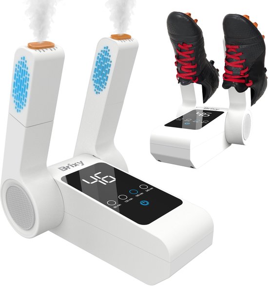 Brixy Schoenendroger & Schoenverfrisser - Ozone - Droogfunctie - Schoendroger Fresh - Shoe Dryer - Wit