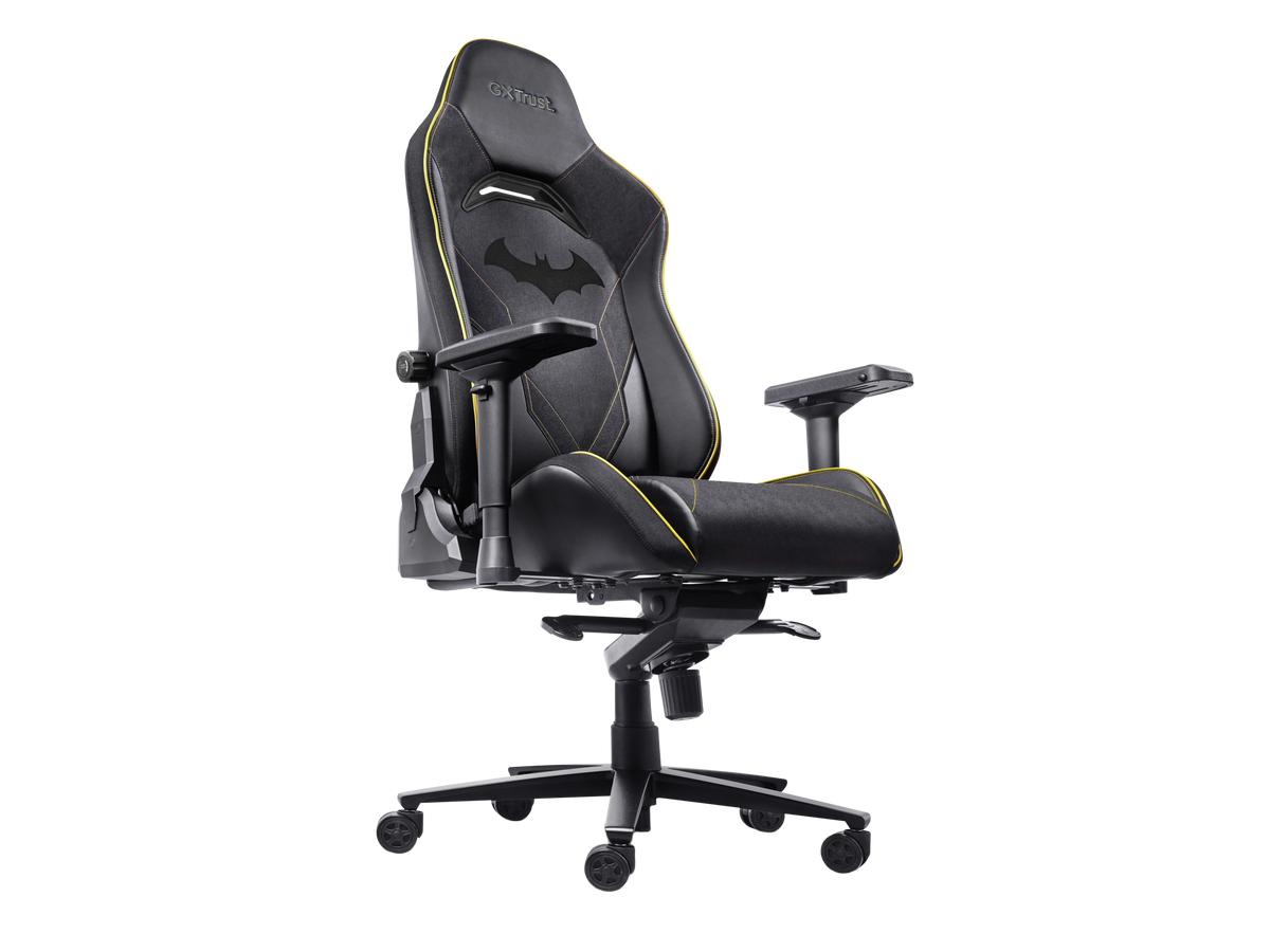 Trust GXT 721BM Ruya Pro Gamingstoel - Batman Edition - Ergonomisch Design - Zwart/Geel