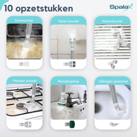 Spalax SteamPro Stoomreiniger & Handstomer - Tapijtreiniger / Vlekkenreiniger - Stoomreinigers - Stoomapparaat - Vloer, Bank, Tapijt