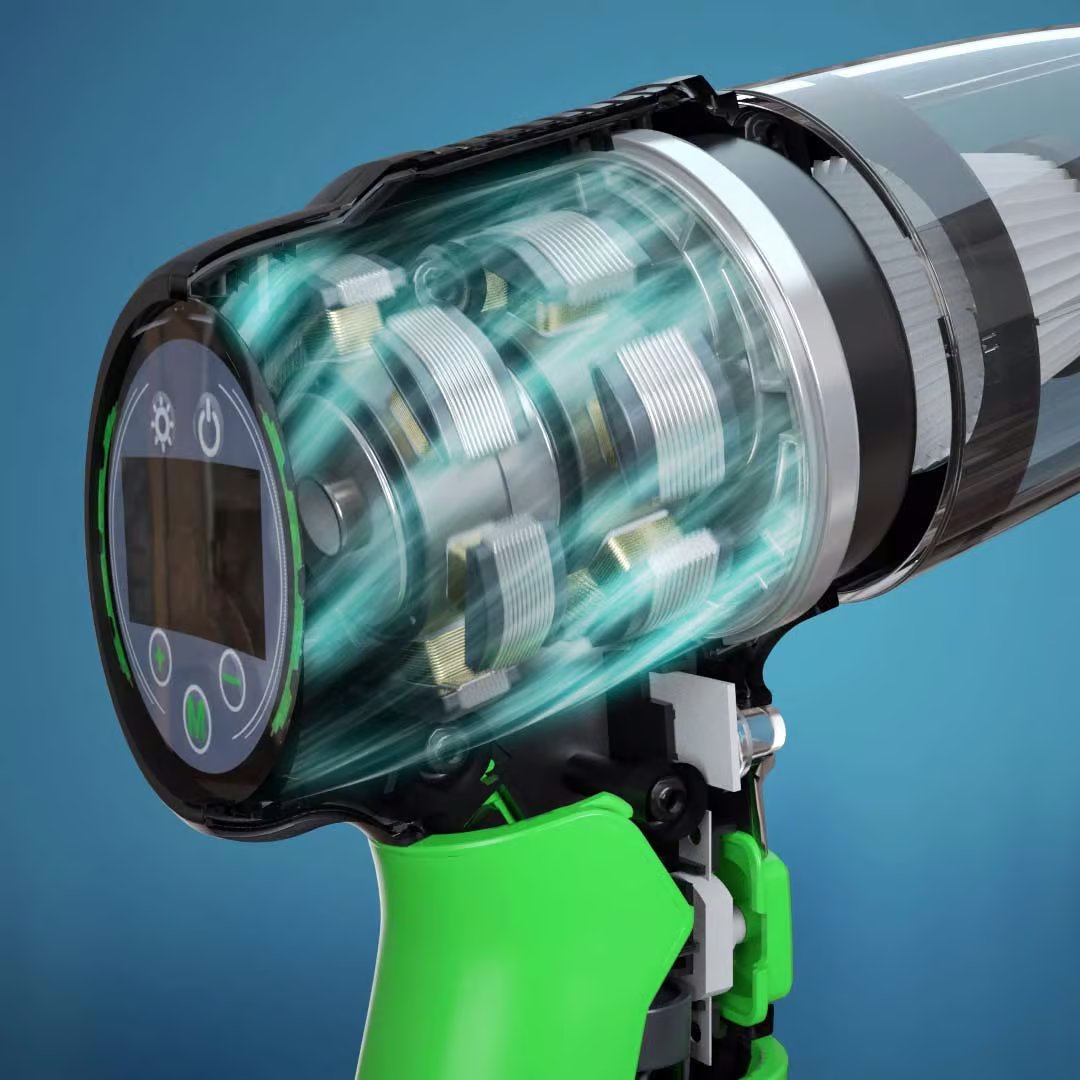 Hammersmith AirStorm Draadloze Handstofzuiger en Luchtcompressor - 5 Voorinstellingen - Automatische Uitschakeling - LED-display