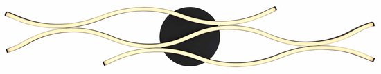 Globo plafonniere Geronimo - zwart - metaal - 67206D