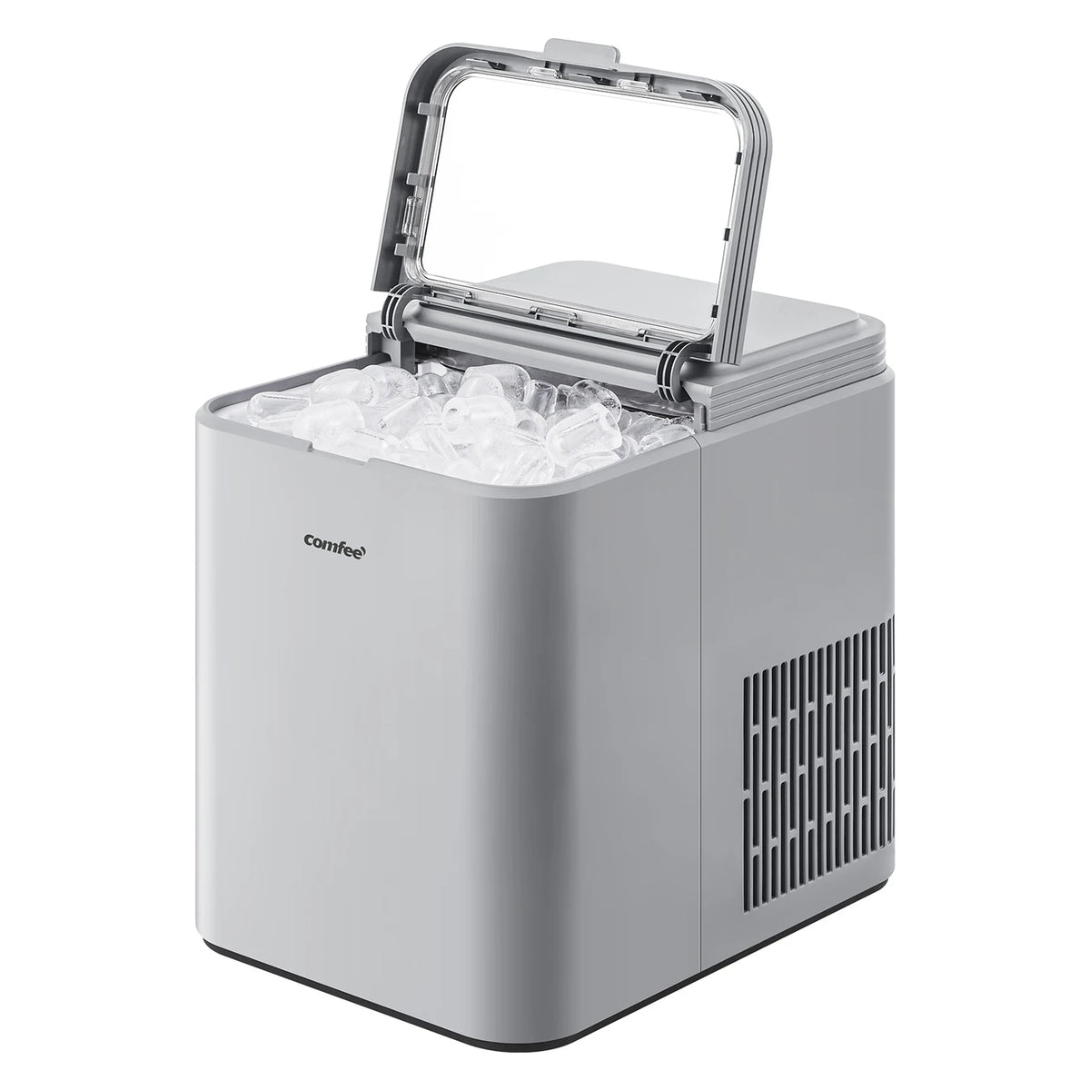 Comfee' IJsblokjesmachine Grijs - 12kg/24u - IJs in 6 Minuten - Zelfreinigend