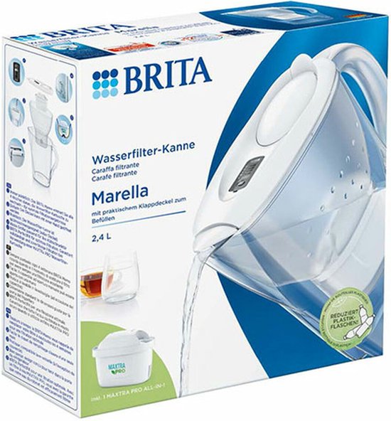 BRITA Marella Waterfilterkan 2.4L + MAXTRA PRO Waterfilter 1051118