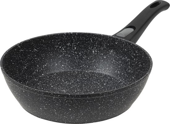 Resto Leo Hapjespan – Ø26 cm – Gesmeed Aluminium – 4-Lagen Pfluon Antiaanbaklaag – Inductie Pan – Ovenbestendig tot 200°C (zonder handgreep)