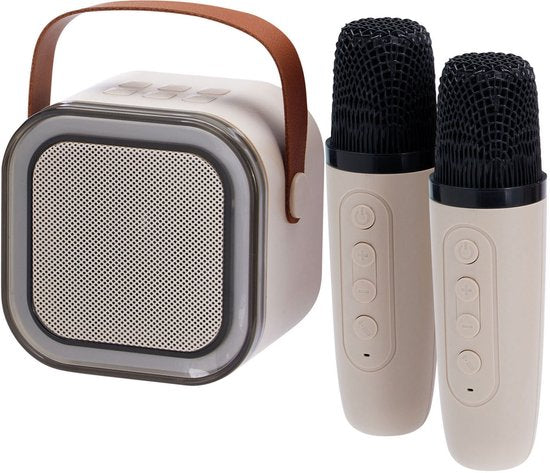 Draadloze Karaokeset met Speaker en 2 Microfoons