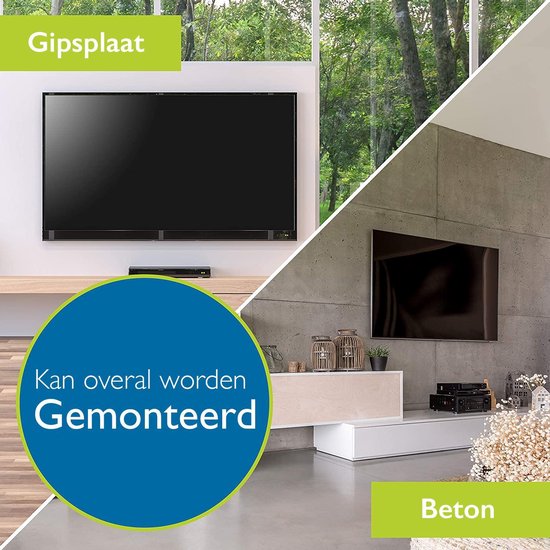 Philips TV Beugel SQM3221/00 - Vast TV Muurbeugel voor TV's tot 42 Inch en 25 KG - VESA-Maat tot 200x200 mm