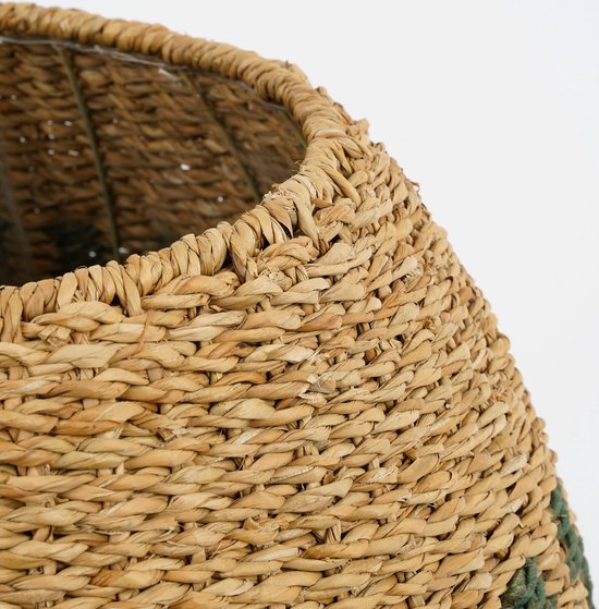 Mica Decorations Billy Mand voor Plant - H52 x Ø47 cm - Zeegras - Groen