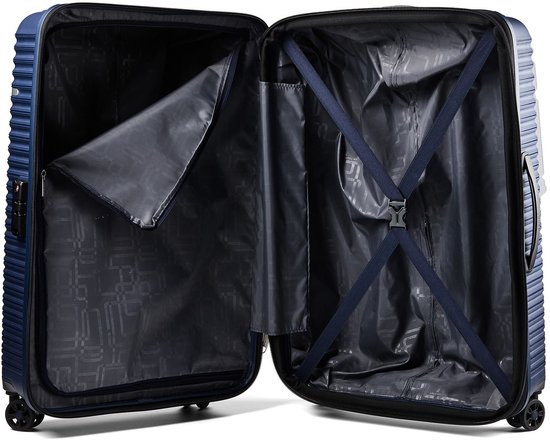 American Tourister Liftoff 4 wielen Trolley 67 cm met uitbreidingsplooi - Harde bagage - TSA slot - midnight blue