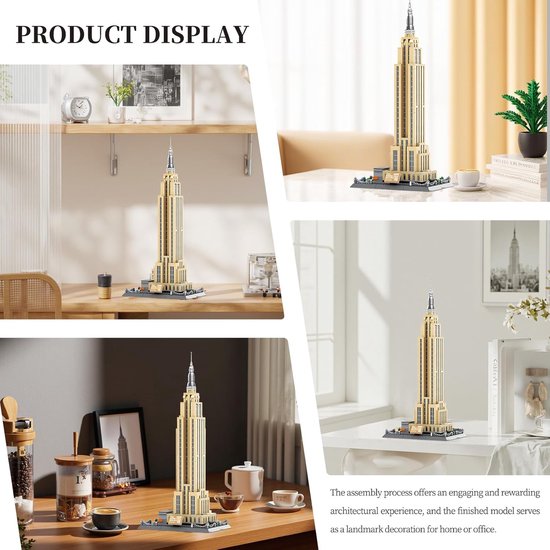 Wange Speelgoed Bouwsets - Gebouw Empire State Building - 5212