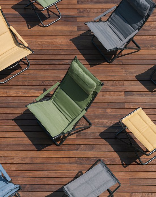 Crespo - Loungestoel - AP/262 - Tex-Comfort - Groen