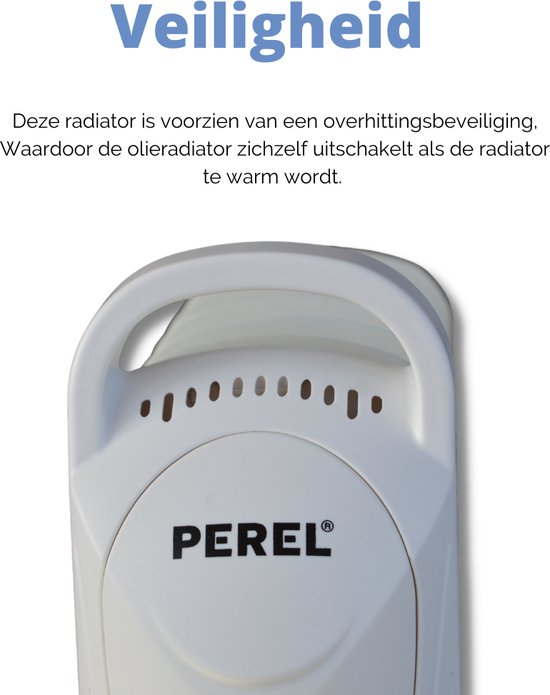 Perel Olieradiator, 7 ribben, 700 W