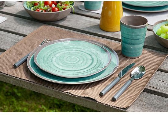 Bo-Camp - Beker - Halo - Blauw - 4 Stuks